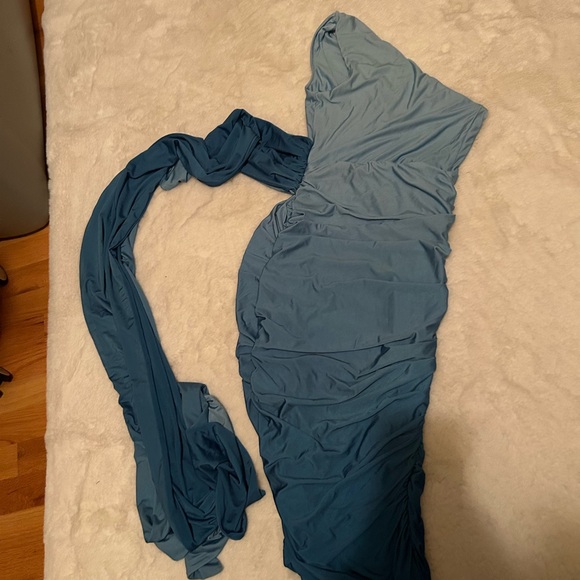 JLUXLABEL Blue Ombre Dress - Picture 5 of 5